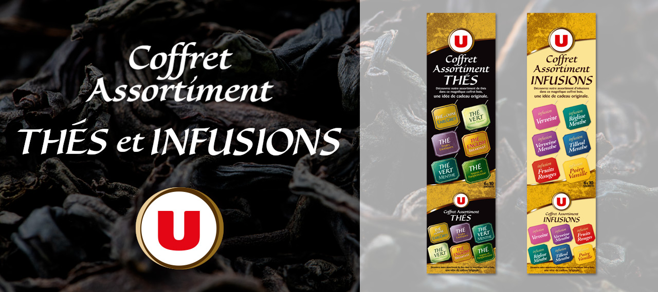 creation-print-systeme-u Création Print Système U - étiquettes assortiment Thés et Infusions