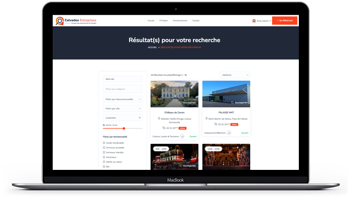 Calvados Entreprises : une plateforme pour les professionnels et les particuliers du Calvados